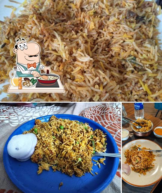 Fried rice at Aaha Bhojanam