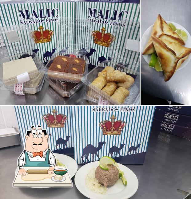 Samosas em Malic Salgados Finos