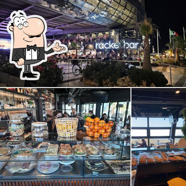 Dai un'occhiata agli interni di Racket Bar