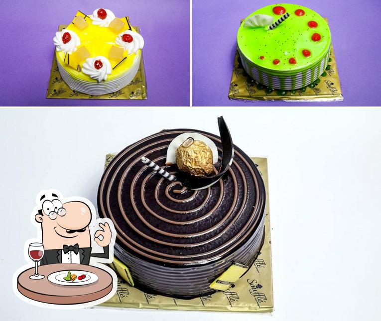 Food at Souffle Cake Shop Lodha Heaven