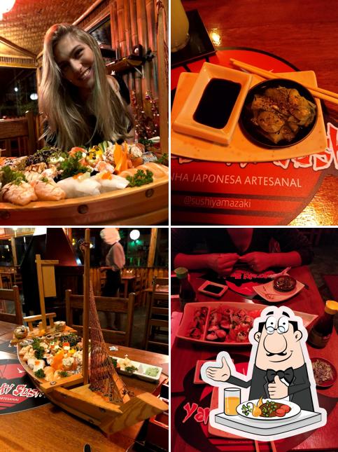 Comida em Yamazaki Sushi