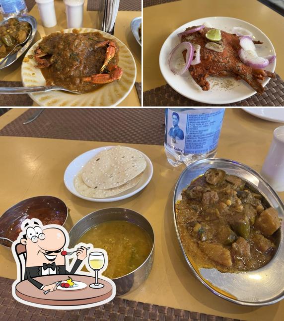 Food at New Aahar Restaurant