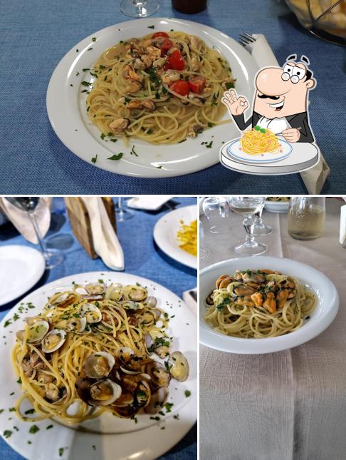 Spaghetti alla carbonara al Il Gabbiano