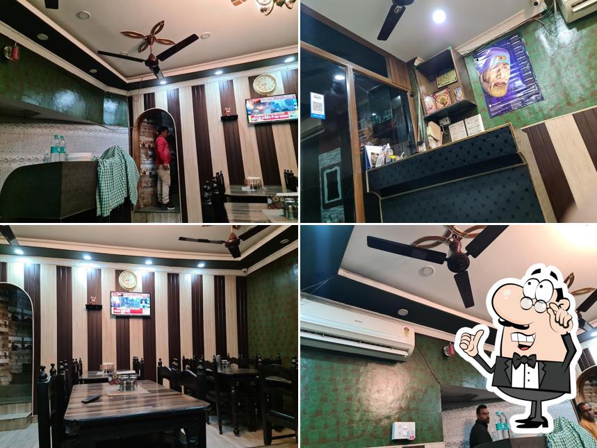 The interior of New Vivek Restaurant