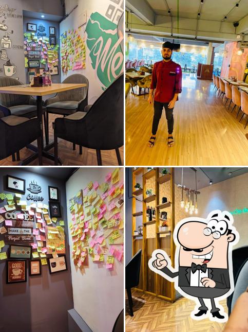 The interior of Coffea Cafe