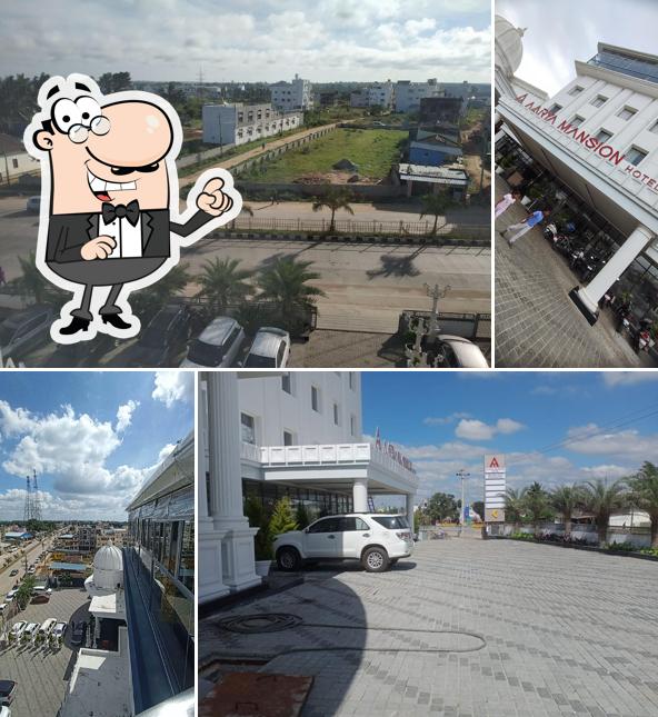 You can get some fresh air at the outside area of AARYA MANSION