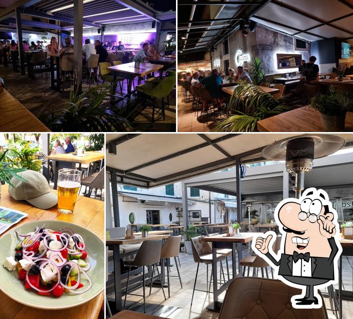 Gli interni di Hops! Beer & Food Factory