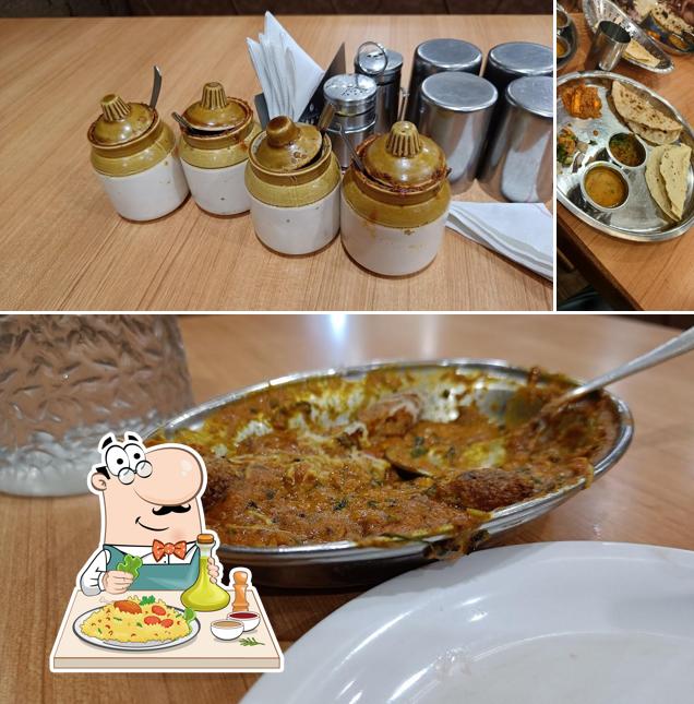 Chocolate mousse at Aamantran restaurant