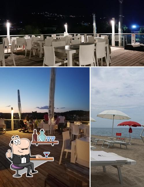 Gli interni di Jamè Beach Club