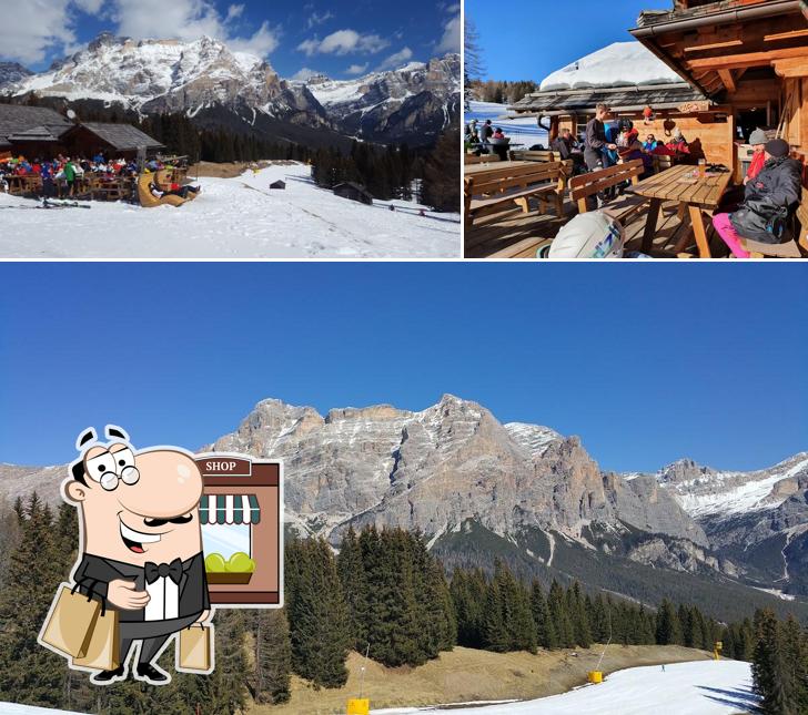 Questa è la foto che raffigura la esterno e cibo di La Ütia