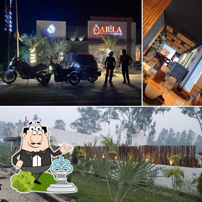 The exterior of Qabila resto,cafe & lounge