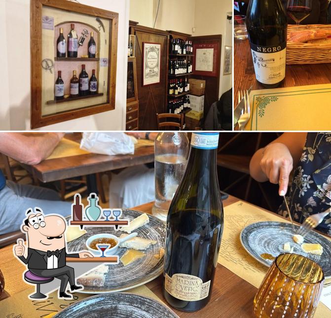 La interni e alcol del ristorante