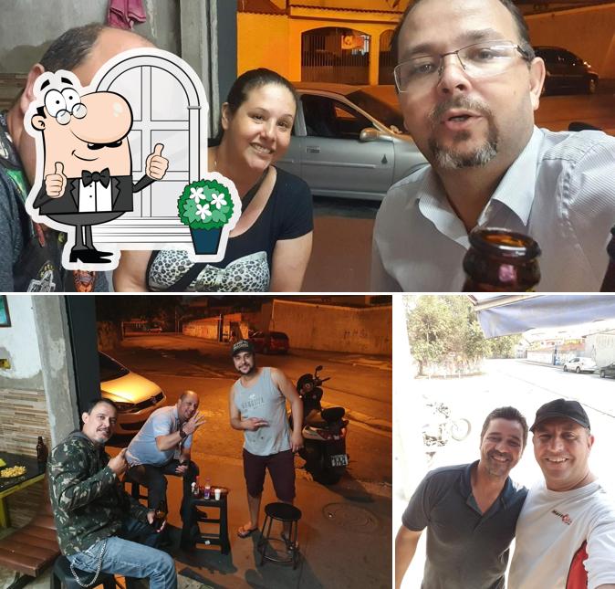 O exterior do Bar do Barba