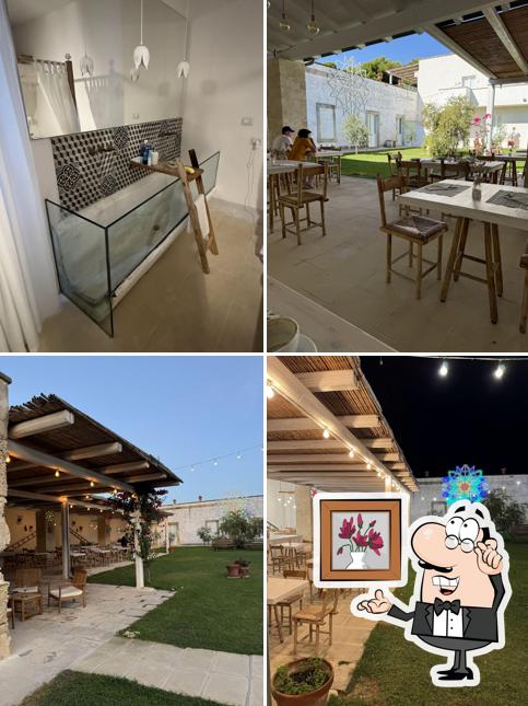Gli interni di Masseria Rauccio