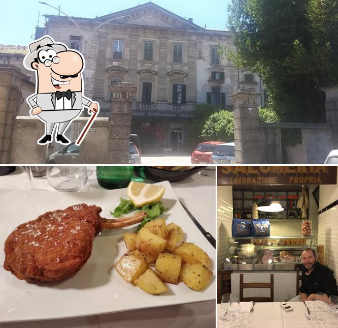 Gli esterni di Osteria Due Colonne