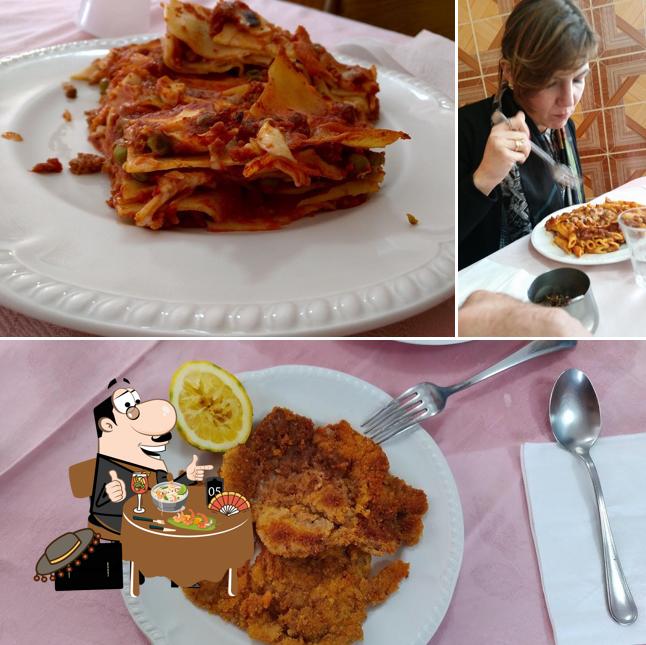 Platti al Trattoria Pollo d'Oro