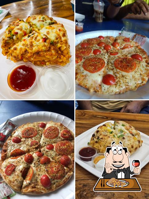 At Tinku's, you can order pizza