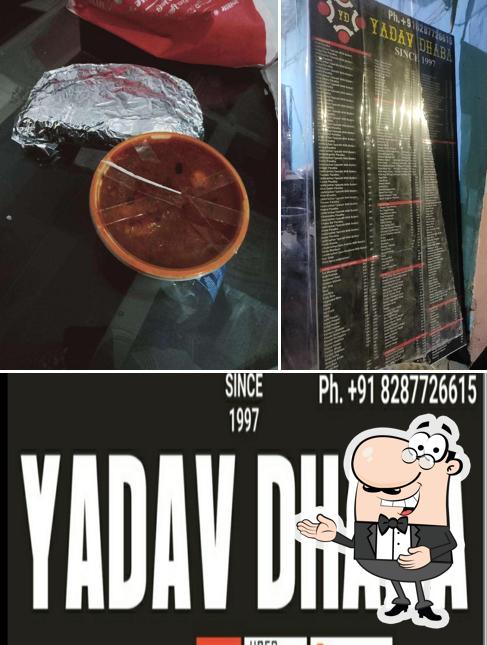 Look at this photo of Yadav Dhaba