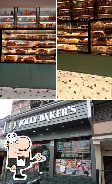 The interior of Jolly Bakery