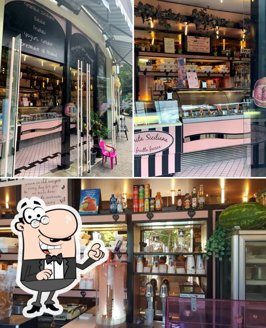 Dai un'occhiata agli interni di Gelateria della Fontana di Elena Massari