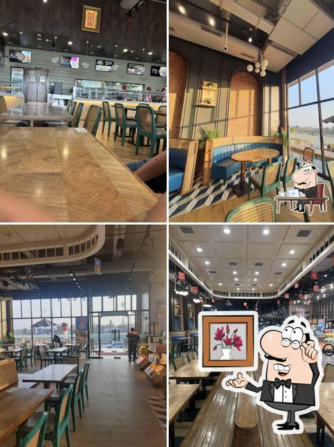 The interior of Haldiram's - Gajraula