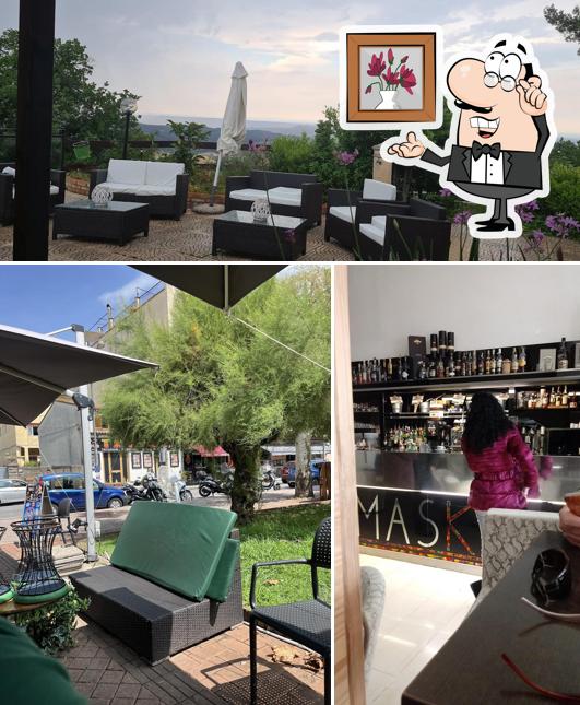 Dai un'occhiata agli interni di Maskò Cafè