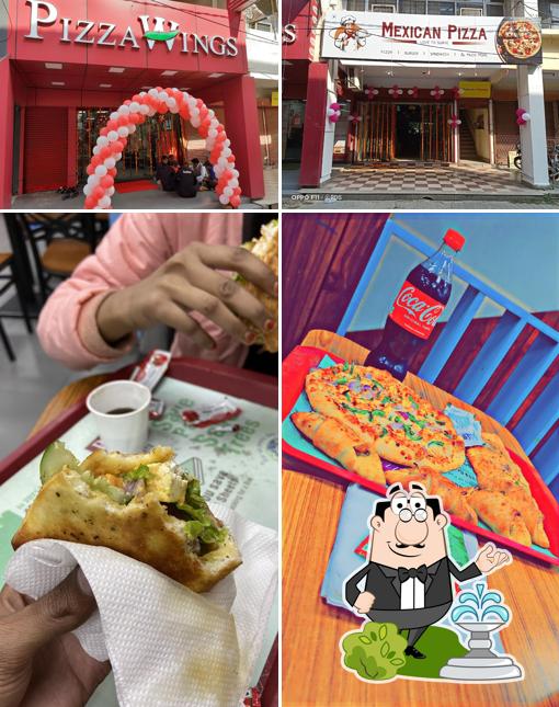 The picture of Pizza Wings, Kurukshetra’s exterior and food