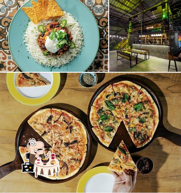 The restaurant's food and interior
