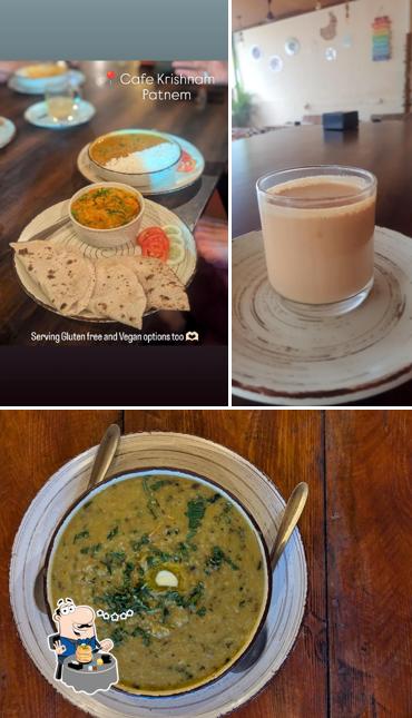 Food at Cafe Krishnam