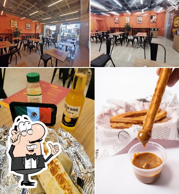 Esta é a foto ilustrando interior e comida no El Patrón