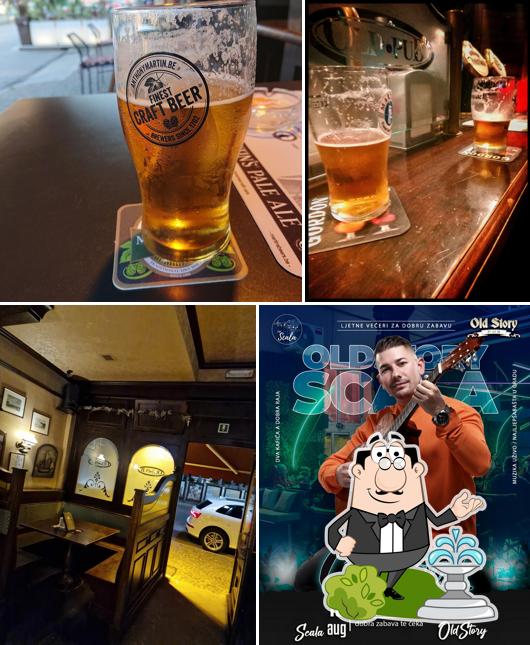 Tra le varie cose da Old Pub si possono trovare la esterno e bevanda