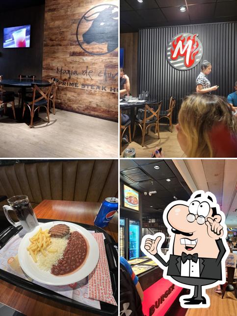 O interior do Mania de Churrasco | Prime Steak & Burger