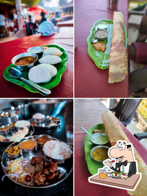 Food at Raju corner Tamil Nadu restaurant