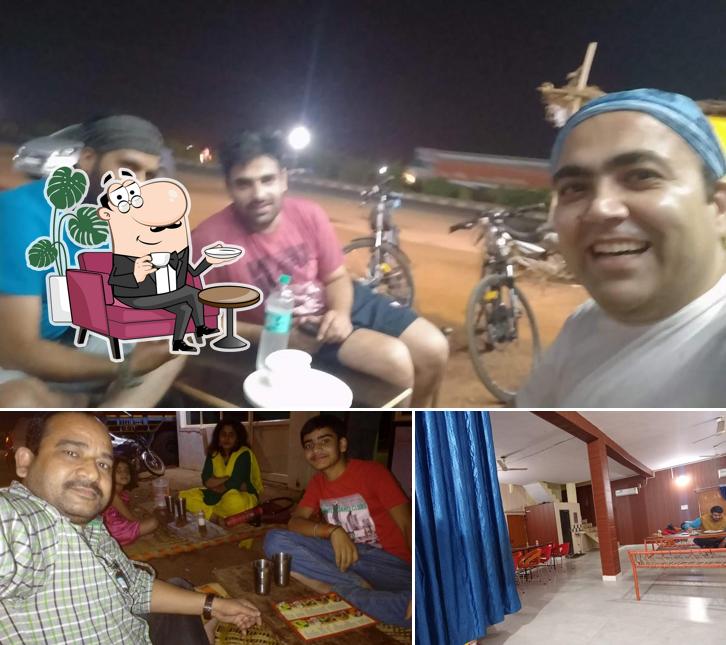 Check out how Rituraj punjabi Dhaba looks inside