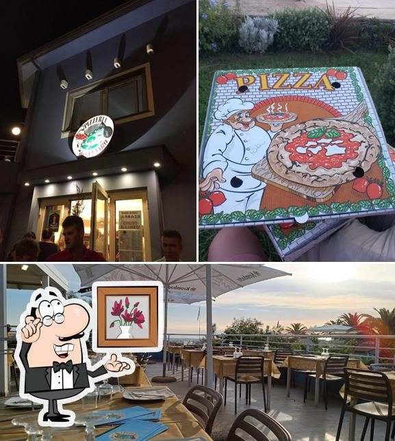 Gli interni di Pizzeria da Gennaro al Mare