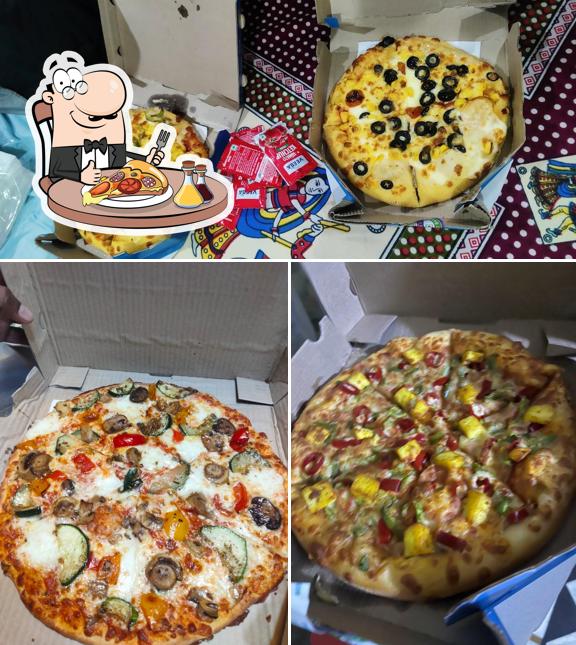 Order pizza at Domino's Pizza