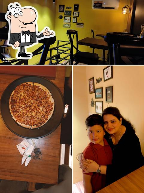 The picture of interior and food at Traffic Jamm - Amul Parlour