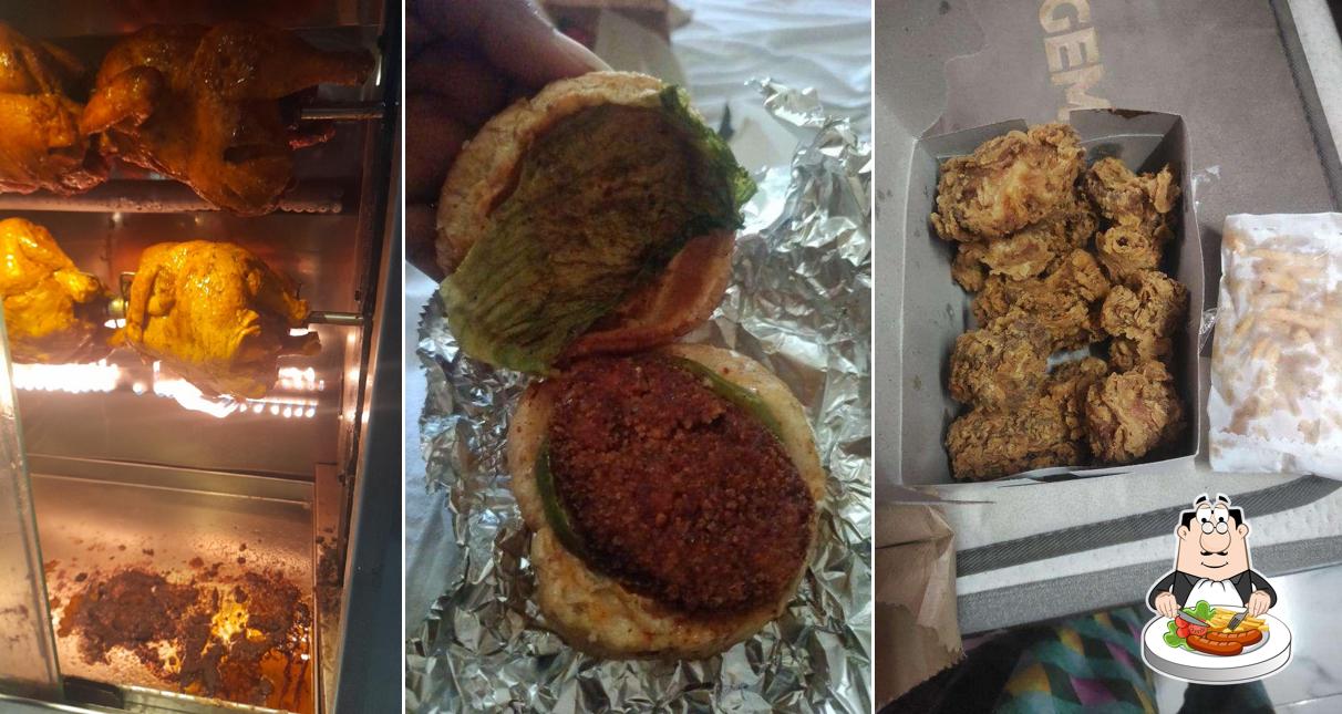 Food at Club 10 chicken