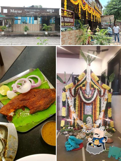 The restaurant's food and exterior