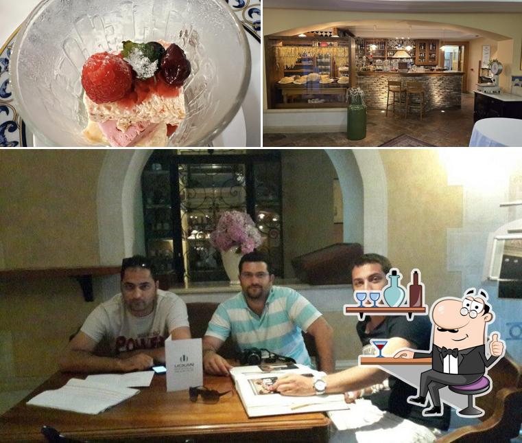 La immagine di interni e cibo da Gallo