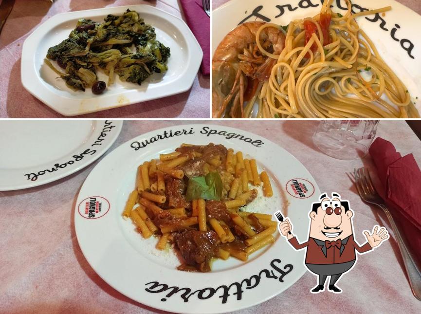 Platti al Trattoria Quartieri Spagnoli