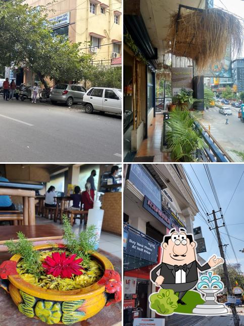 Enjoy the view at the outside area of Gavran Misal