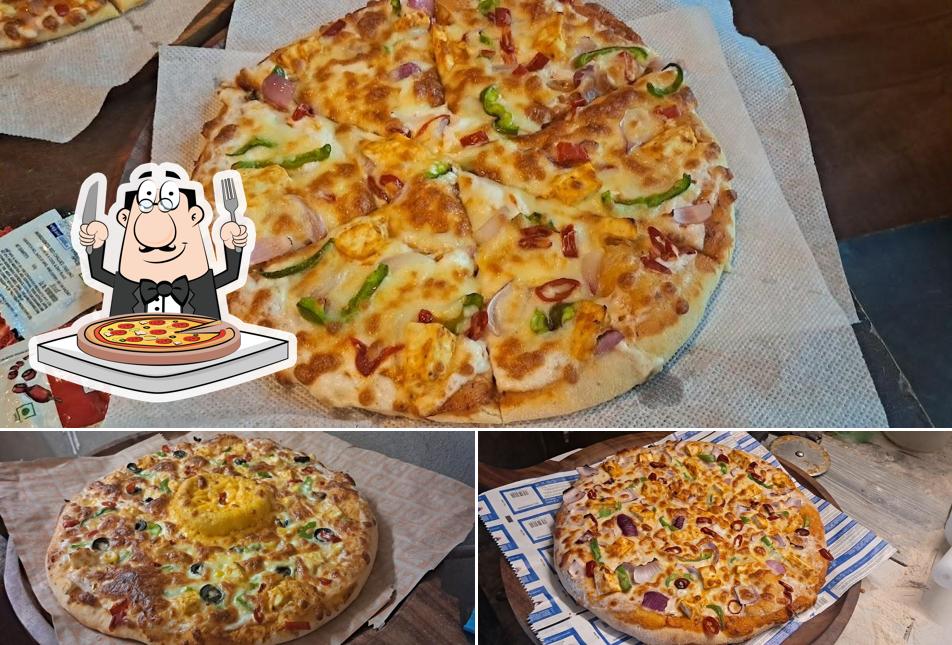 Pick different types of pizza