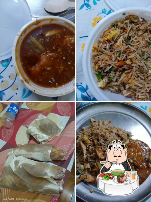 Hot and sour soup at Atithi Fast Food