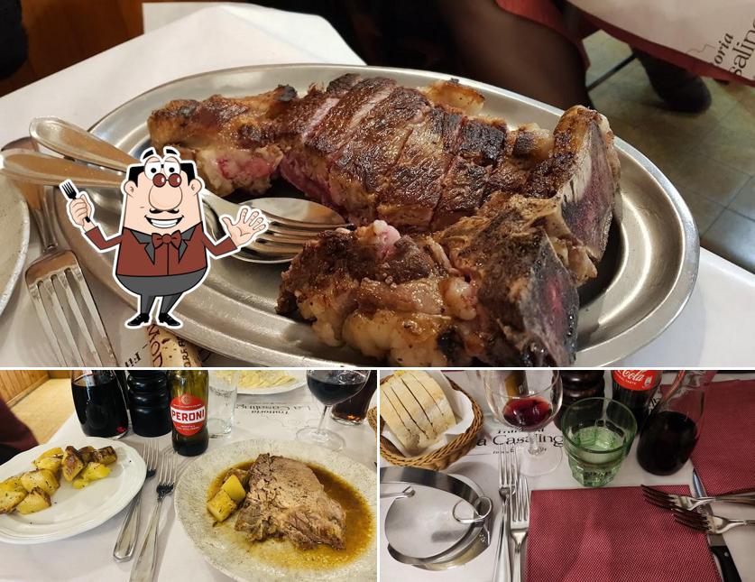 Platti al Trattoria La Casalinga