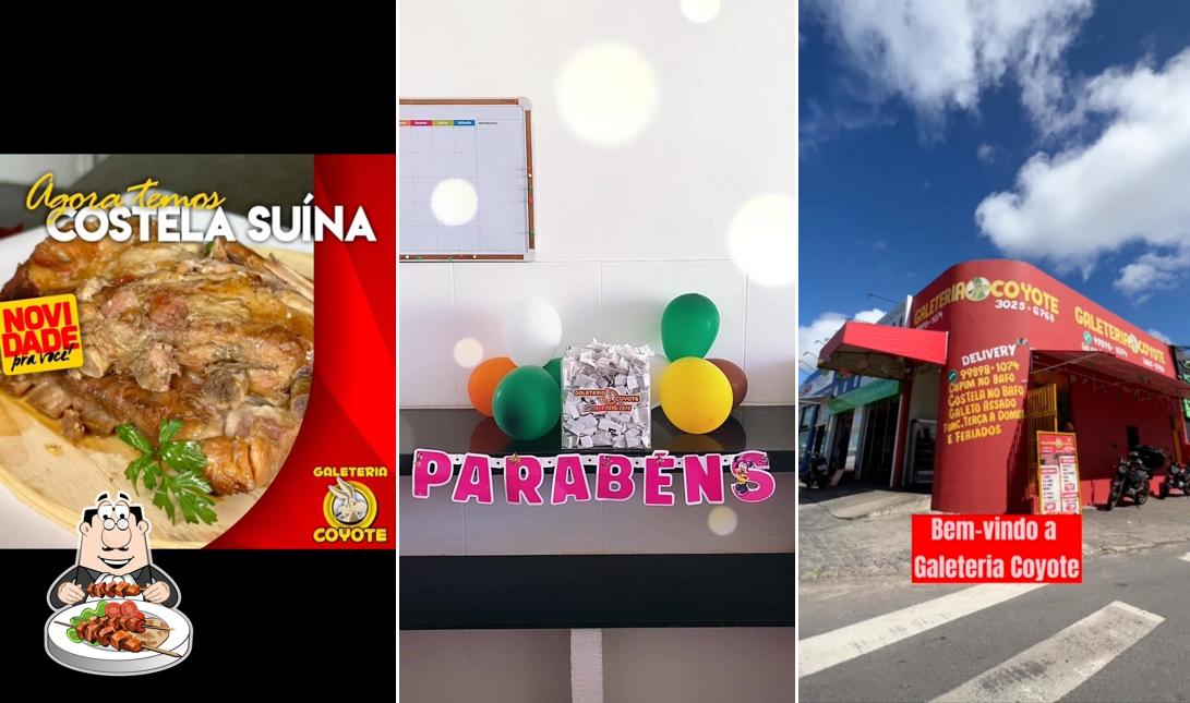 Platos en Galeteria Coyote