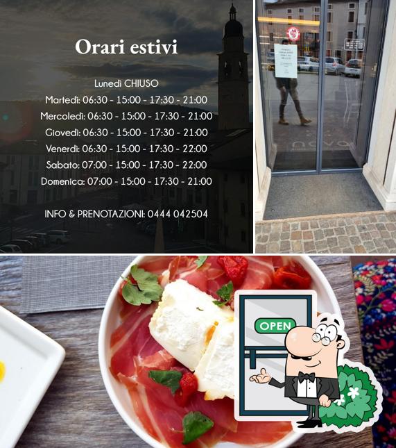 Guarda la immagine che raffigura la esterno e cibo di NOVA Atelier dolce e salato