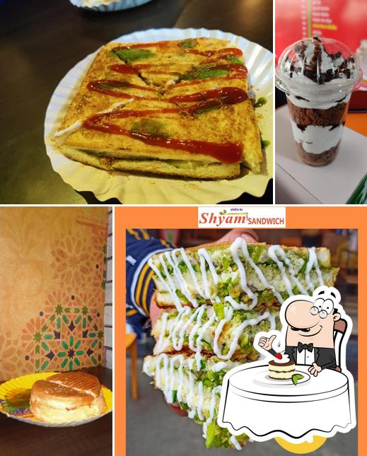 Tiramisu at Shyam Sandwich cafe narendra tiwari marg