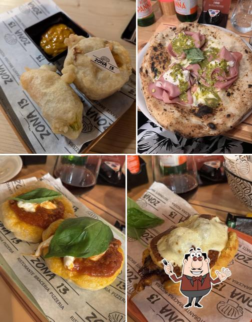 Platti al Ristorante braceria pizzeria Zona 13