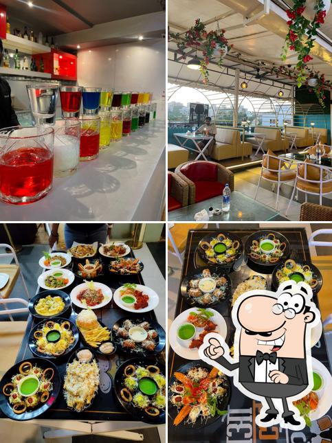 Take a seat at one of the tables at Silver spoon